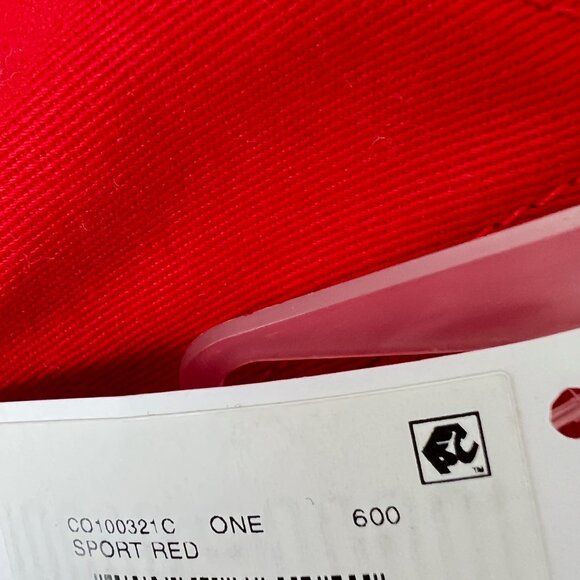 NEW Coach Baseball Cap with Embroidered Coach Logo in Red, Hat- Unisex - Picture 13 of 13